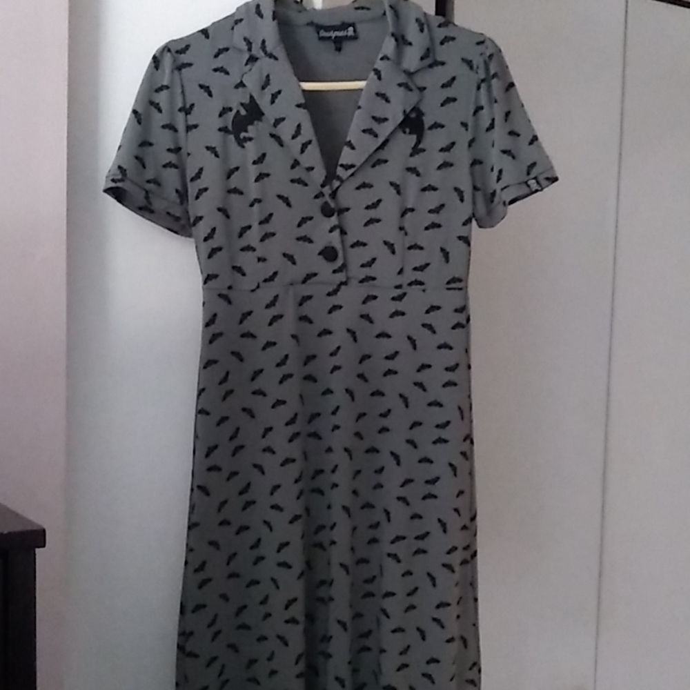 Sourpuss bat dress